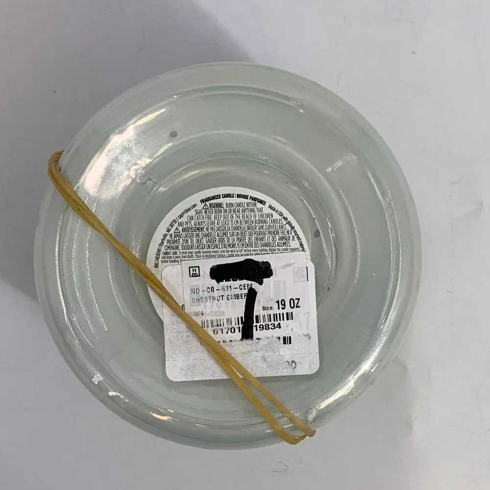 Capri Blue Chestnut Embers‎ 19 oz Candle Silver Jar New